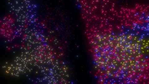 Neural Impulses Thinking Process of Artificial Intelligence Stock Footage 196734799