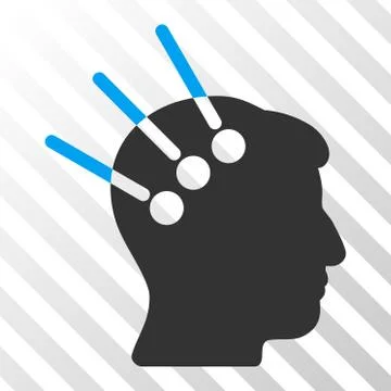 Neural Interface Vector Icon Stock Illustration
