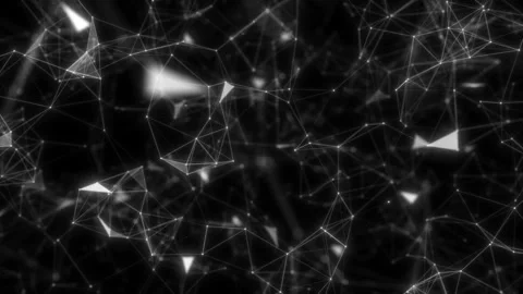 Neural mesh representing internet, cloud computing and blockchain distributed Vídeo Stock 113998765