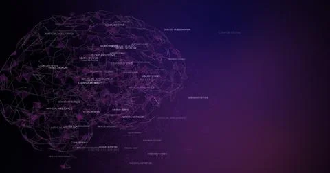 Neural Net Purple Stock Illustration