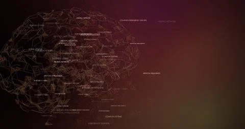 Neural Net Red Stock Illustration