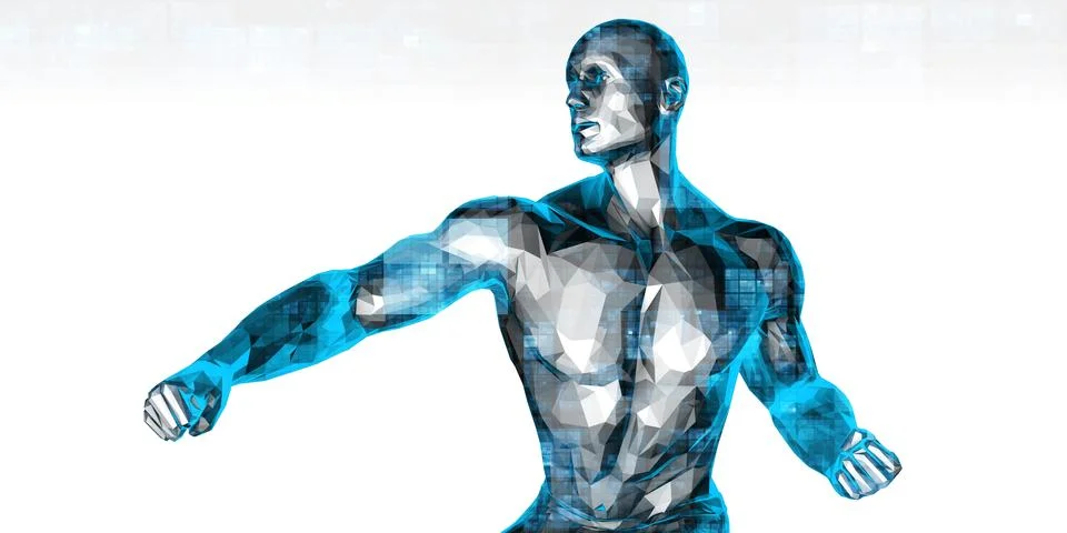 Neural Network Abstract Mind Computational Framework 스톡 일러스트