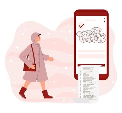 Neural network Artificial intelligence Bot People Stock Illustration