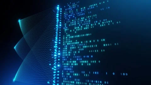 Neural Network artificial intelligence with code 스톡 동영상 246594976