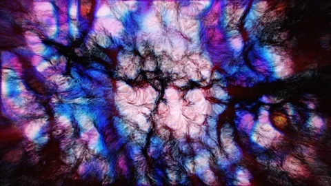 Neural Network of Artificial Intelligence | Colourful Dream Stock Footage 103332079