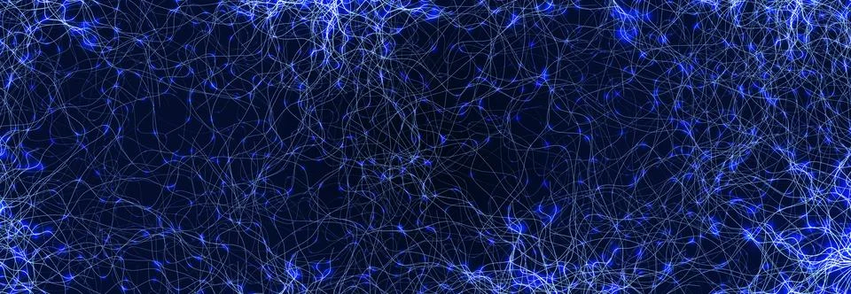 Neural Network Brain Neurone Synapse Connections Lightning Ball Energy Glow 스톡 일러스트