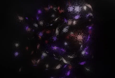 Neural network cells system with links and axone and dendrite connection 3D Stock Illustration