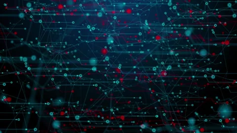 Neural Network Circuit Machine Learning Algorithms Video stock 276954007