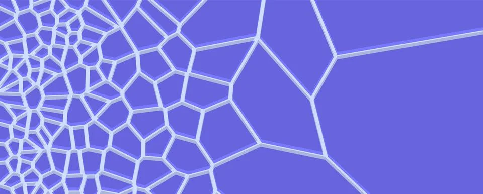 Neural network concept. Connected cells with links. High technology process.  Stock Illustration