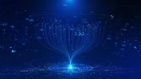 Neural Network. Concept: Deep Learning, Artificial Intelligence, Deep or Machine 스톡 동영상 341894901