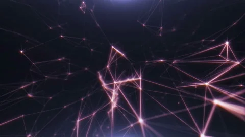 Neural network concept. High technology process. Abstract futuristic background. Stock Footage 112870826