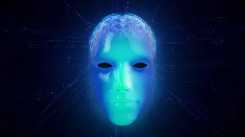 Neural Network creating Artificial intelligence brain Stock Footage 112041059