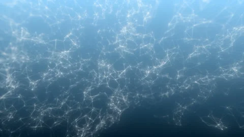 Neural network. Depth of field.Digital background. Seamless loop. Stock Footage 101891338