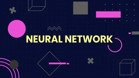 Neural Network, Dynamic Minimal Moving Shapes Animation Stock Footage 277935982