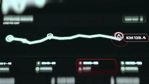 Neural Network Energy Distribution Interface Stock Footage 340150912