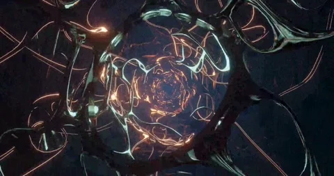 A neural network forming and connecting inside the human brain Video stock 318853074