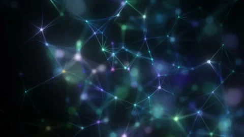 The neural network generates the response. Seamless loop. Stock Footage 235614105