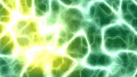 Neural network green Stock Footage 113732890