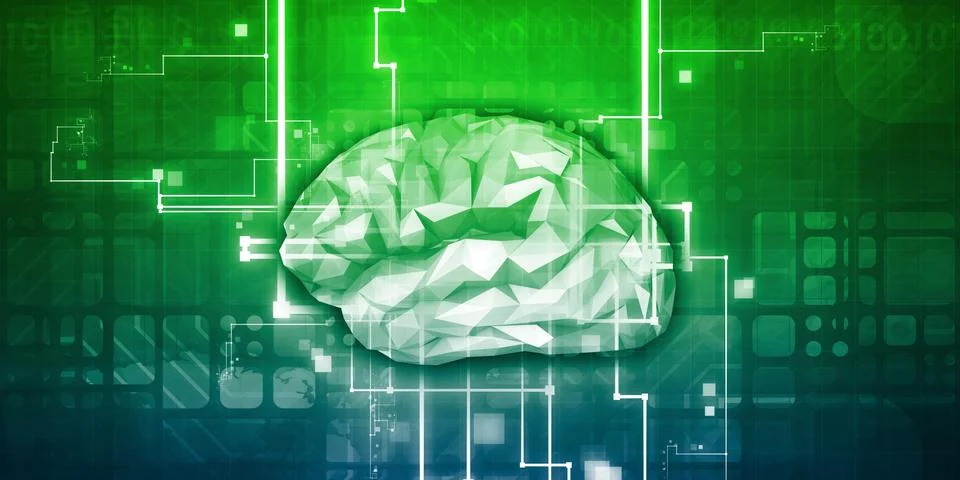Neural Network 스톡 일러스트