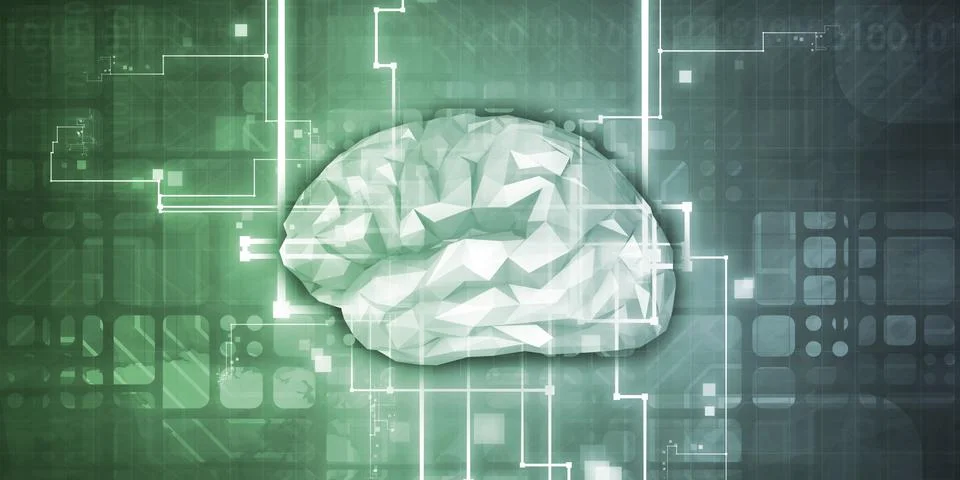 Neural Network Stock Illustration