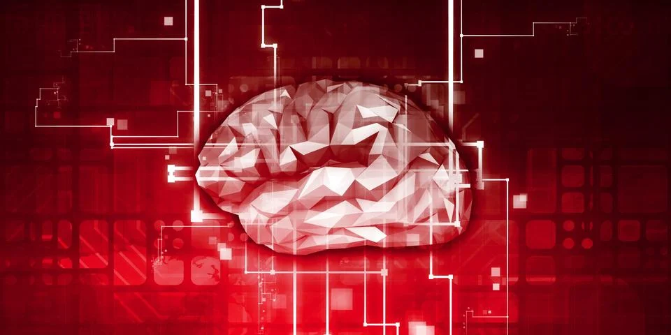 Neural Network Stock Illustration