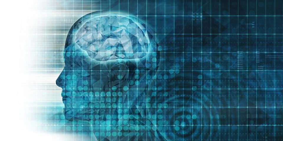 Neural Network 스톡 일러스트