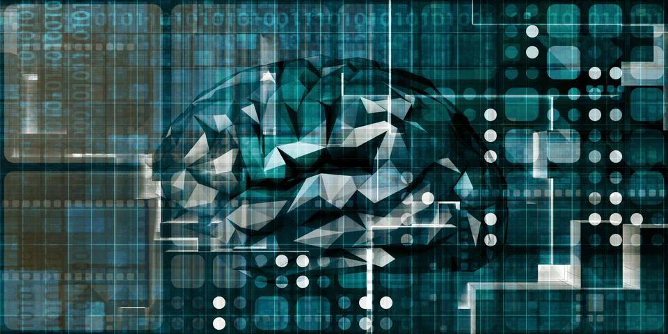 Neural Network Stock Illustration