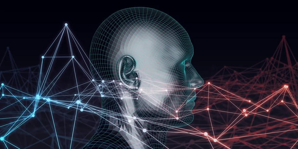 Neural Network Stock Illustration