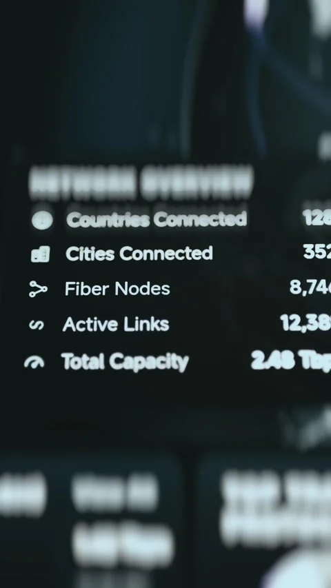 Neural Network Infrastructure Health Interface Stock Footage 340142318