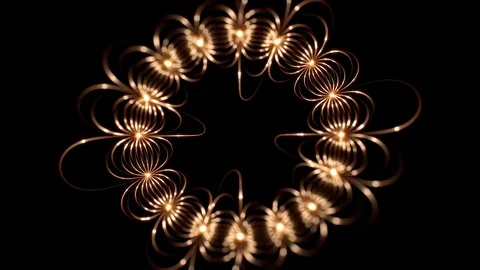 Neural network / Magnetic fields animation. Stock Footage 69912237