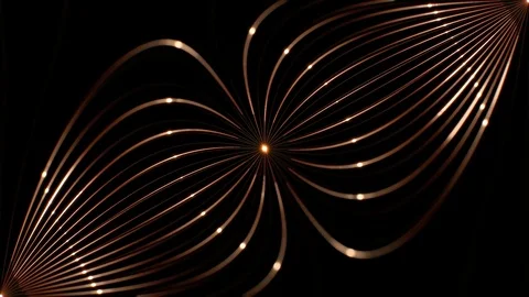 Neural network / Magnetic fields animation. Stock Footage 69912465