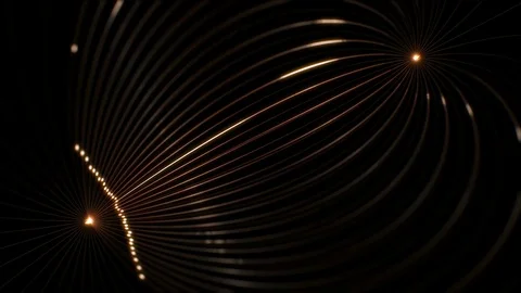 Neural network / Magnetic fields animation. Stock Footage 69912743