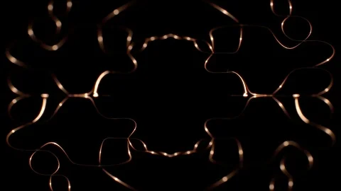 Neural network / Magnetic fields animation. Stock Footage 69913842