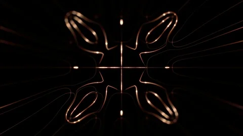 Neural network / Magnetic fields animation. Stock Footage 69914756