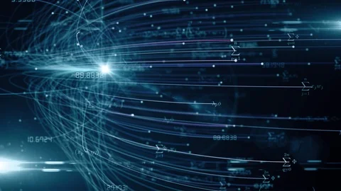 Neural, Network, math, algorithm, equations, Artificial, Intelligence,  symbol,  Vídeo Stock 115869832