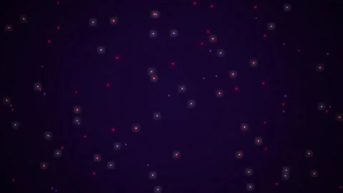 Neural network node pattern with red and purple glowing points and connecti.. Stock Footage 341973329