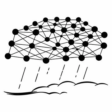 Neural Network Patterns . Unlocking the Blueprint of Artificial Intelligence Illustrazione stock