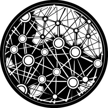 Neural Network Patterns . Unlocking the Blueprint of Artificial Intelligence Stock Illustration