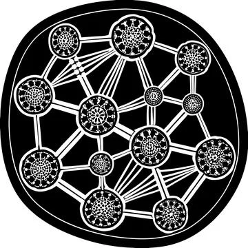 Neural Network Patterns . Unlocking the Blueprint of Artificial Intelligence Illustrazione stock