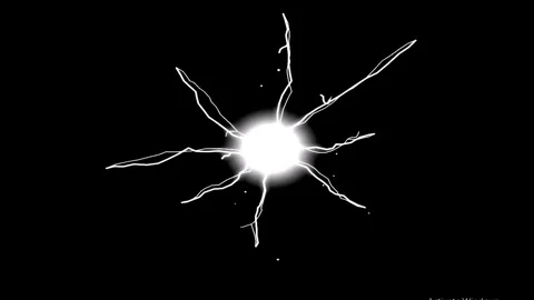 Neural network synapse firing with light trails in dark background Stock-Footage 346748877
