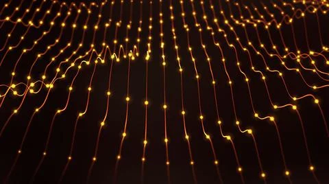 Neural networks and deep learning connectivity Abstract 스톡 일러스트
