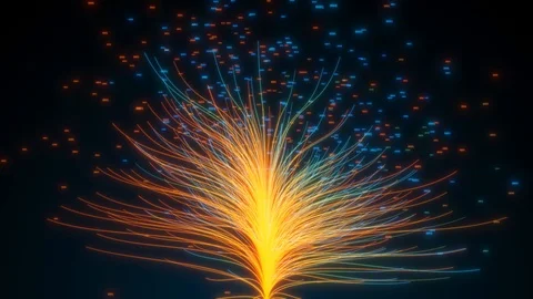 Neural networks are a set of math equations algorithms modeled on brain Video stock 115874352