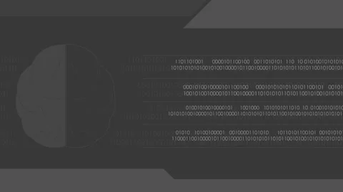 Neural networks binary code 01 coding artificial intelligence ai machine Stock Footage 303793677