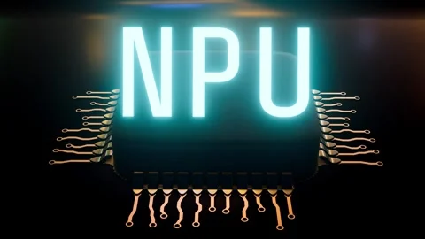 Neural Processing Unit called NPU processor 스톡 동영상 275882104