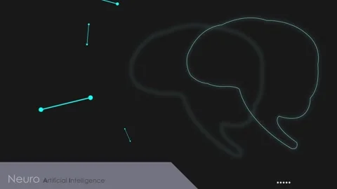 Neuro artificial intelligence ai for neuroscience machine learning technolog Stock Footage 302964332