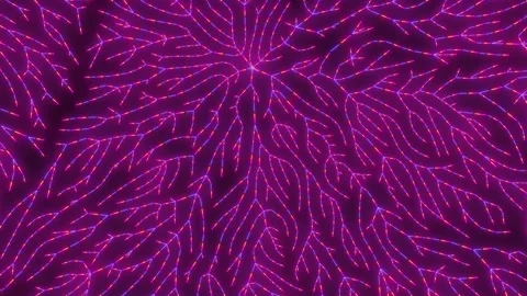Neuro links Veins Transfer Data, AGI Collective Mind, Network loop Stock Footage 243558897