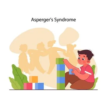 Neurodiversity. Cognitive development spectrum. Mental health Stock Illustration