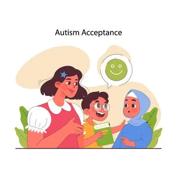 Neurodiversity. Cognitive development spectrum. Mental health Stock Illustration