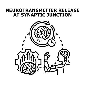 Neurological brain activity and robotic hand interface Stock Illustration