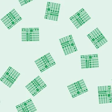 Neurological chart glyph seamless pattern 스톡 일러스트